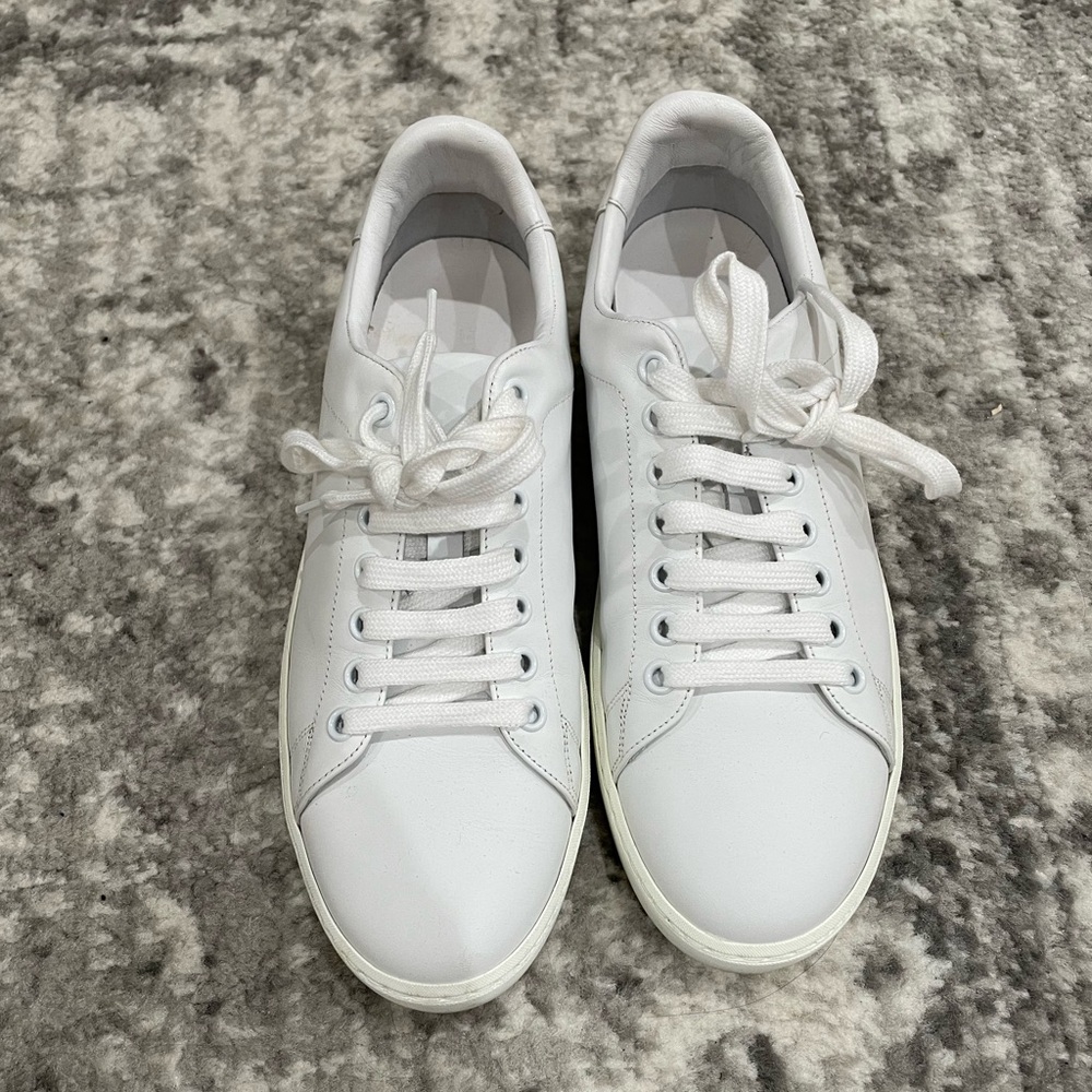 Burberry White Sneakers, Size 8